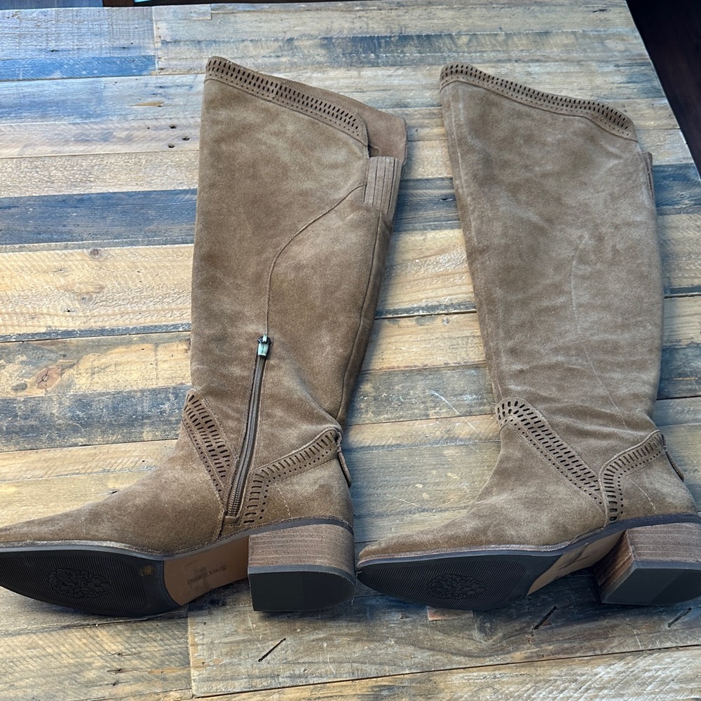 Vince Camuto Brown Over the Knee Boots